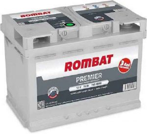 Baterie Auto Rombat Premier 12V 75Ah 750A Cod 5752330075